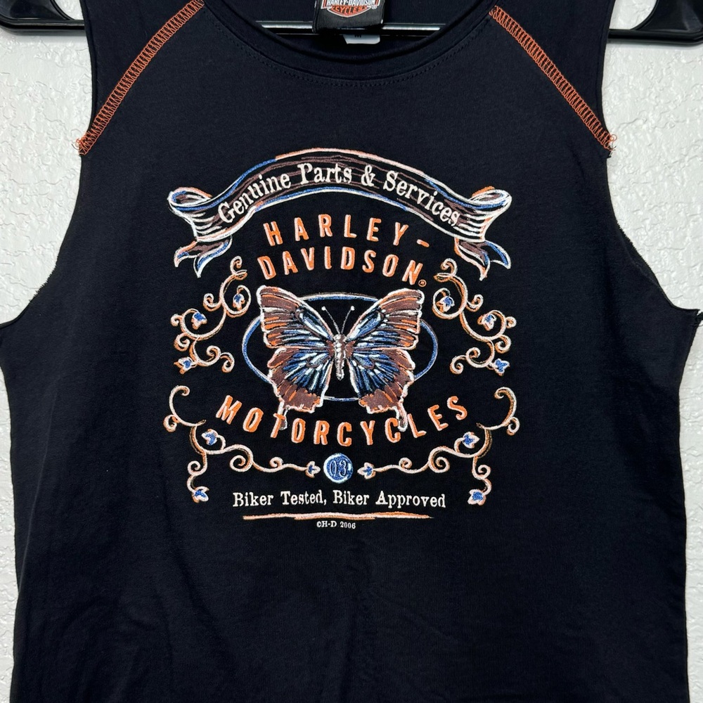 Harley Davidson Y2K Cut Off Sleeve Tank Size Medium